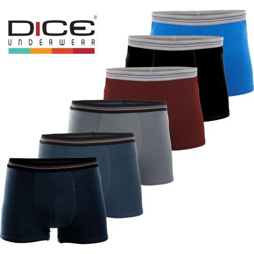 Dice Men's BOXERS (6) PIECE'S @ Best Price Online