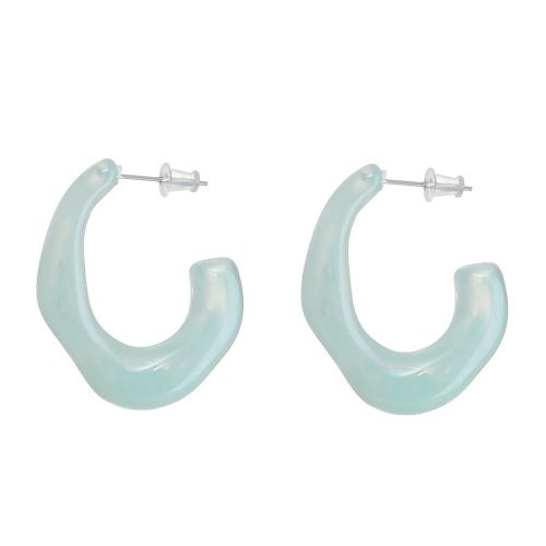 product_image_name-3Diamonds-Women's Plastic Stud Earrings - Light Blue BoxHO-172-1