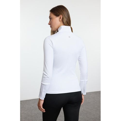 product_image_name-Trendyol-سويت شيرت رياضي شتوي مزود بسحاب من بولار فليس أبيض من ترينديول-6