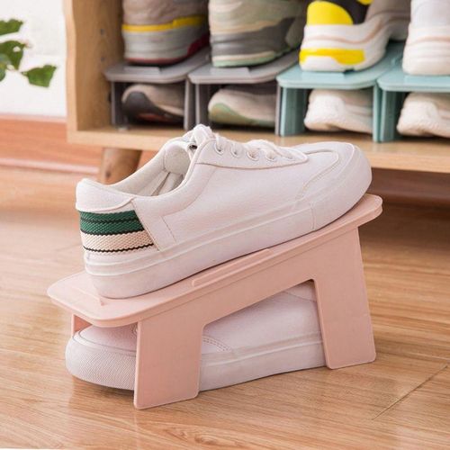 Generic Shoe Slots Organizer Thick Material Shoe Storage Rack Pink Best Price Online Jumia Egypt