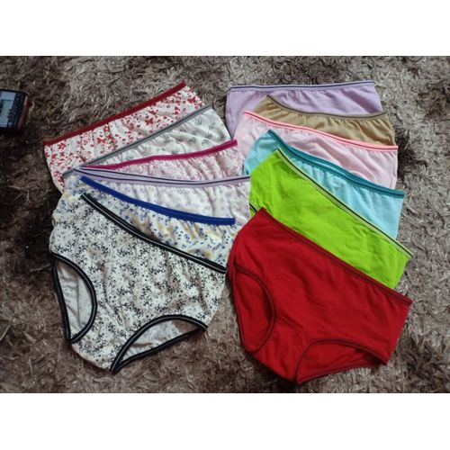 product_image_name-Generic-Underwear For Girls, 100% Cotton, Made With Syrian Hands - 3 Pieces-3