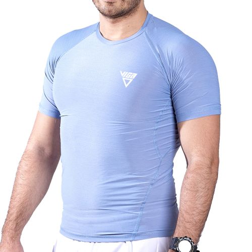 Viga Performance Nylon T-shirt Sky Blue @ Best Price Online