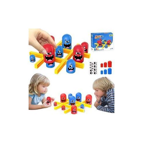 product_image_name-General-ونكا أنينكاي تيك تاك تو، تيك تاك تو، لعبة تيك تاك تو، ألعاب لوحية للاعبين، لعبة الكبيرة تأكل الصغيرة، تفاعل الأهل والطفل، ألعاب الأطفال،...-1