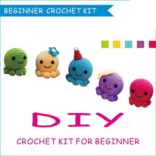  Beginners Crochet Kit, DIY Crochet Kit For Beginner