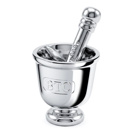 Btc 41.10g Mortar Silver Set. - image 6