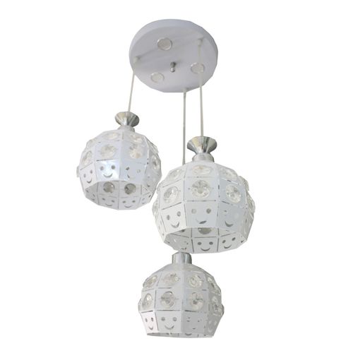 product_image_name-Generic-معععلقة كريستال فورفورجية 3 لمبة و ليد بالقادة اللون ابيض-1