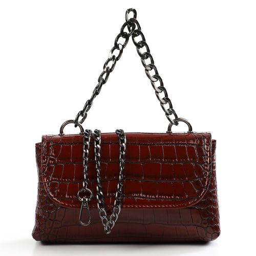 اشتري Silvio Torre Mini Cross Bag Leather Marron في مصر