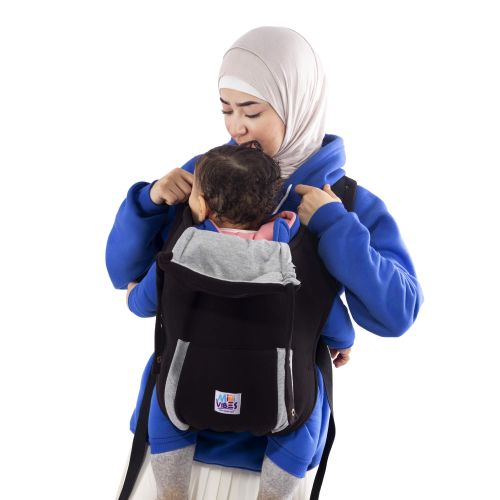 اشتري Mini vibes 100% Cotton Baby Carrier - Baby Carrier From 4K To 18K في مصر