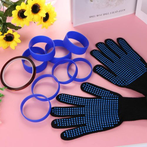 Generic 12Pcs Silicone Bands for Sublimation Tumbler Heat