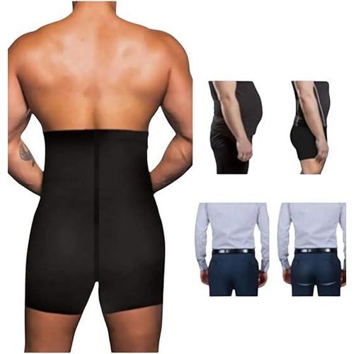 product_image_name-Generic-Men's corset and shorts to tighten the abdomen and waist - hide sagging and give you a slimmer appearance under clothes-3
