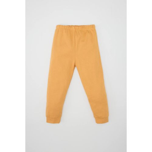 product_image_name-Defacto-Baby Boy Baby Neck Regular Fit Knitted Pyjamas - Ecru-3