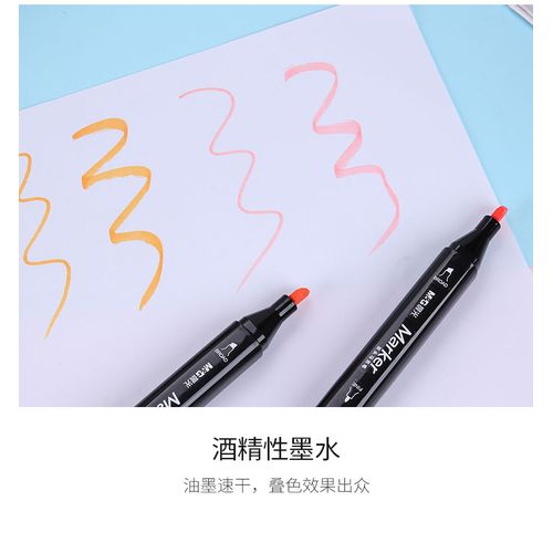 MG Chenguang Bagged Double-headed Marker Pen Color Painting 80 Colors -  No:APMV1416 @ Best Price Online