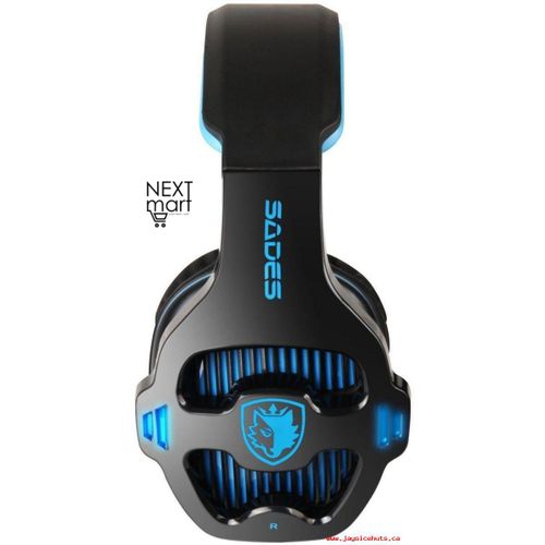 Shop Sades Sa903 Usb Gaming Headset Blue Led Jumia Egypt