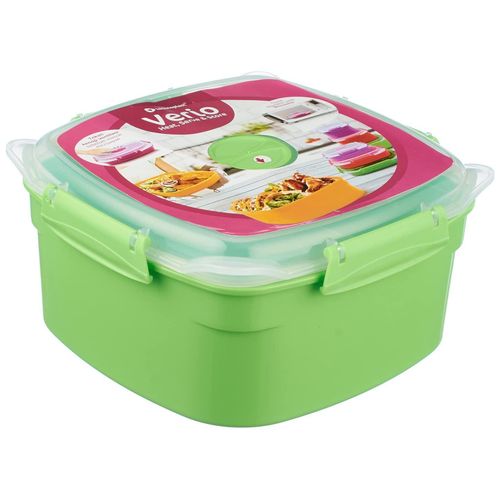 product_image_name-Technoplast-صندوق غداء Technoplast SW-961، 2400 مل - أخضر وشفاف-1