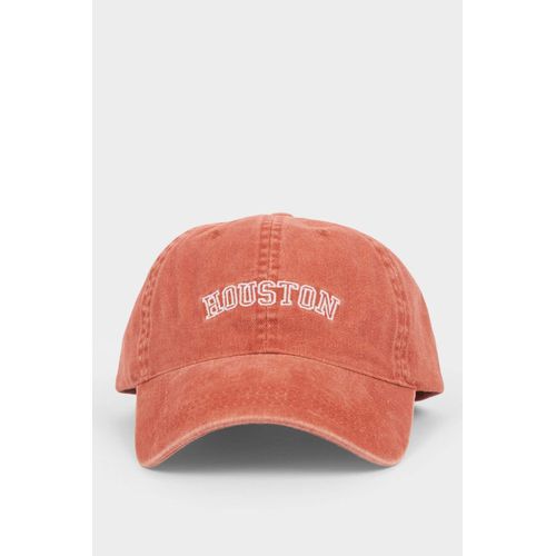 product_image_name-Defacto-Man Label Printed Denim Baseball Cap-4