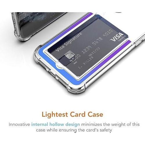 product_image_name-Generic-جراب موبايل شفاف بتصميم محفظة متوافق مع ايفون 11 برو ماكس مطور بفتحة للبطاقات نحيف من البولي يوريثين الحراري الناعم ومضاد للصدمات حامل بطاقات لطيف _ شفاف-4