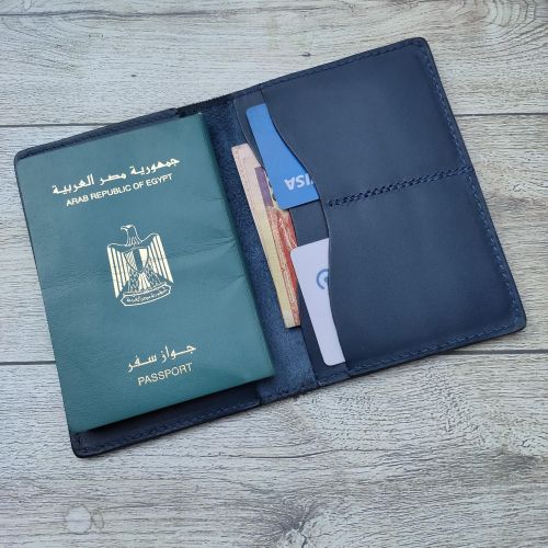 Buy Dr.key PASSPORT COVER - Full Grain Leather Travel Wallet - Passport Case in Egypt