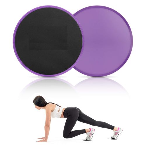 Generic Exercise Sliders Gliding Discs - Dual Sided - Purple