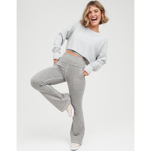 Aerie Real Soft Foldover Flare Pant