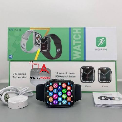 product_image_name-Generic-DT7 Max Smart Watch Wireless Charging Sport Band For iPhone، Android - Black-1