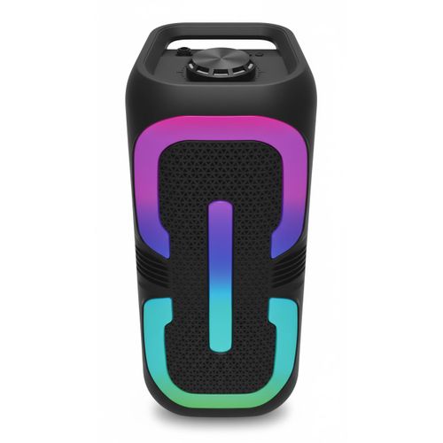 product_image_name-JNUOBI-GN-20 Portable Bluetooth Party Speaker Dual 6.5 Inch Woofers 40W Stereo Sound with Full Panel RGB Light Show, USB Support & 2400mAh High Capacity Battery for Outdoor Events-2