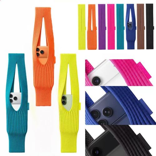 product_image_name-Generic-حامل قصير للموبايل بتصميم جيب سهل التعليق مع تصميم محبوك ثلاثي الأبعاد من قطعة واحدة ، يناسب معظم الهواتف الذكية ، حل أنيق وخفيف الوزن لحمل الموبايل بدون استخدام اليدين لون أزرق ياقوتي ، 80 سم -4