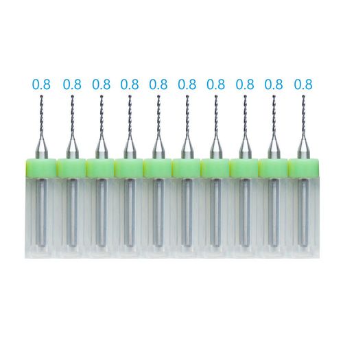 Buy 10Pcs/set  Micro Drill Bits 0.3-1.2mm 0.1-1.0mm Hard Alloy  Print in Egypt