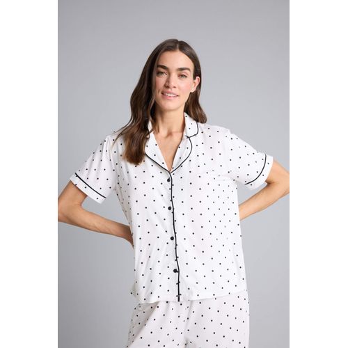 product_image_name-Defacto-طقم بيجاما كاروهات منقط قصة عادية - قطعتين-3