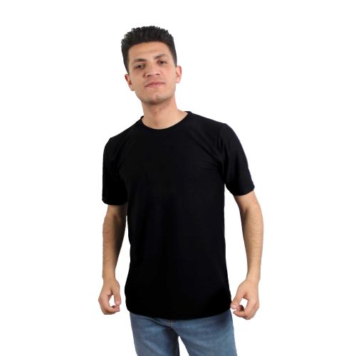 اشتري OneHand T-Shirt Cotton Round Neck Short Sleeves - Black في مصر