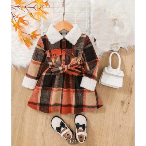 product_image_name-Generic-فستان أطفال أنيق من الصوف - متعدد الألوان-1