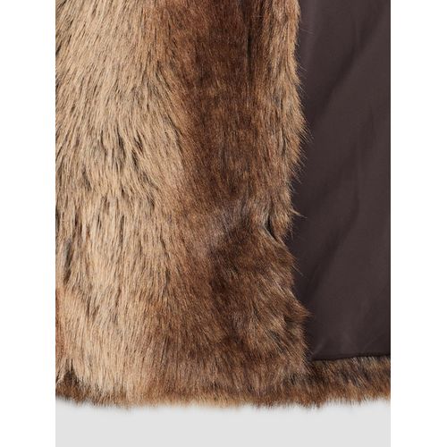 product_image_name-LC Waikiki-Funnel Neck Women's Fur Coat-8