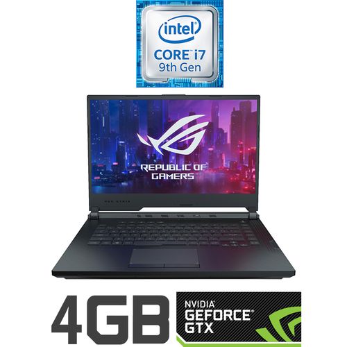 Asus ROG Strix G531GT Gaming Laptop - Intel Core I7 - 16GB RAM - 512GB SSD - 15.6-inch FHD - 4GB GPU - Windows - Black + Mouse and Camera