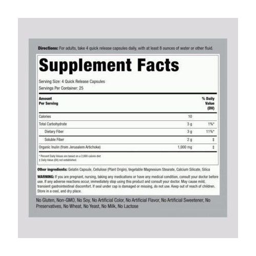 product_image_name-Generic-Rock, Inulin, 1000 mg, 100 Count-2