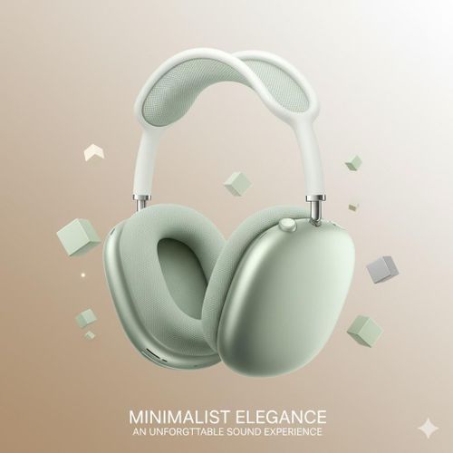 product_image_name-Generic-سماعات رأس لاسلكية 9s AirPods Max، إلغاء الضوضاء النشط، بلوتوث 5.3، 18 ساعة تشغيل- اخضر-5