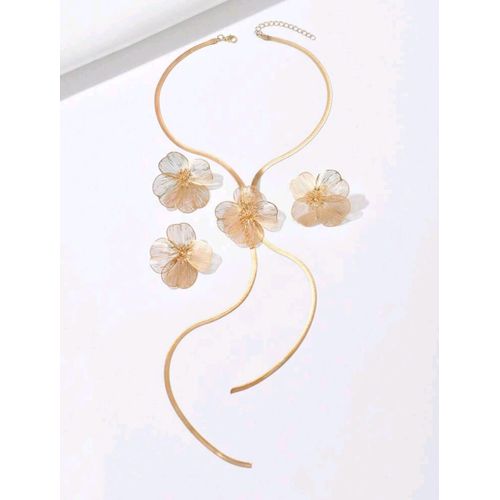 product_image_name-SHEIN-4pcs Elegant Women Jewelry Set-3