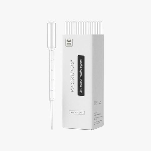 product_image_name-Generic-قطارة بلاستيكية قابلة لإعادة الاستخدام سعة 3 مل، متدرجة عند 0.5 مل، لصنع الصابون، مستحضرات التجميل المنزلية، قطارة ماصة لنقل السوائل، نقل الزيت، العلاج بالروائح العطرية، عبوة من (24)-2