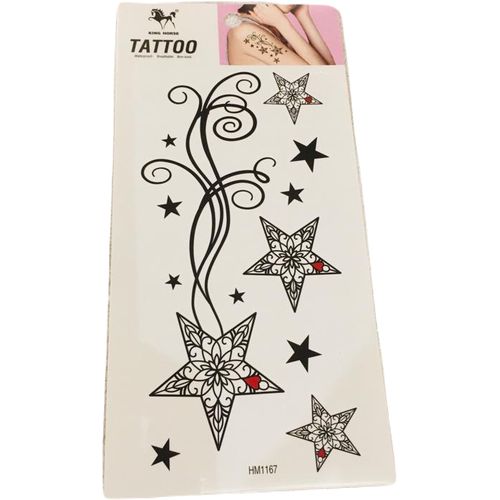 The Second Star to the Right Temporary Tattoo  Set of 3  Little Tattoos