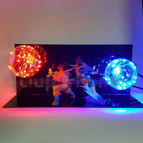 Dragon Ball Lamp Super Saiyan Ultra Instinct Goku Vegeta Gogeta Figuras LED  Night Light DBZ Lamp