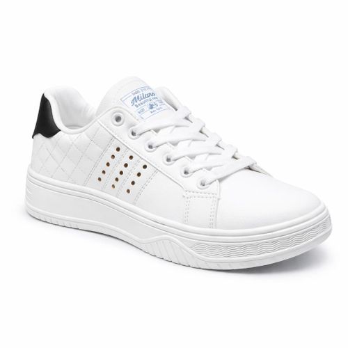 product_image_name-Milano-سنيكرز حريمى فلات جلد -3