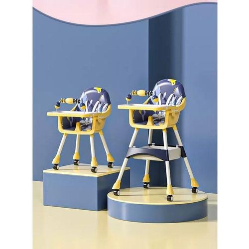 product_image_name-Generic-كرسي طعام مرتفع للأطفال مرتفع مزود بصينية مزدوجة قابلة للفصل والتعديل وترابيزة للأكل وللعب-5
