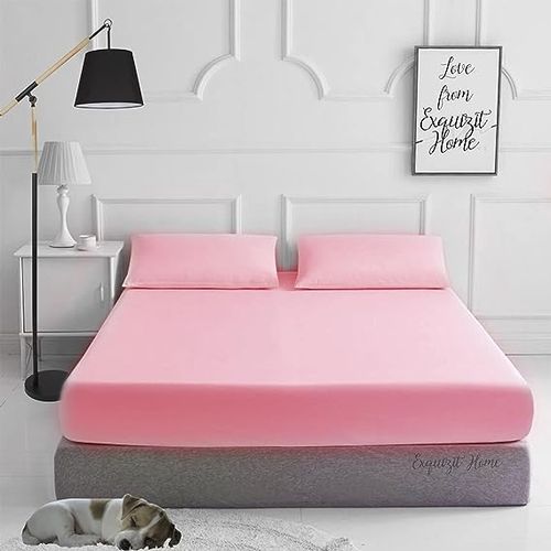 Buy L'Antique Fitted Bed Sheet - Rose - 100% Egyptian Cotton in Egypt