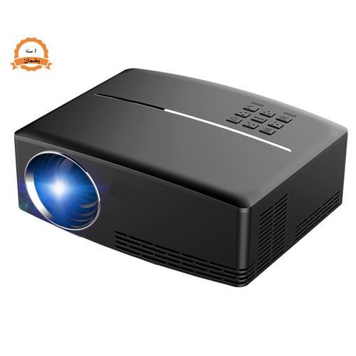 Generic Gp80 Led Projector - 30000 Hour - 1800 Lumens + Mini Receiver + Hd Cable + Screen Roll