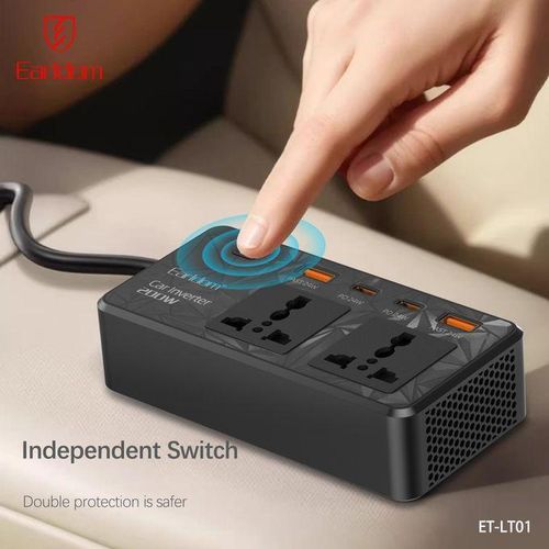 product_image_name-Earldom-ET-LT01 200W Car Power Inverter - Black-3