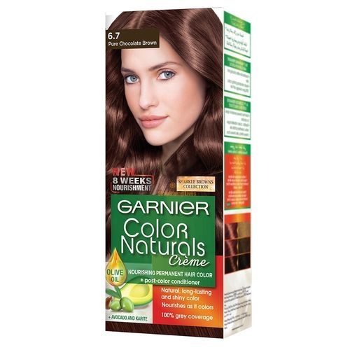 Buy Garnier Color Naturals Hair Color Creme - 6.7 - Pure Chocolate Brown in Egypt