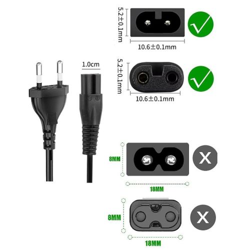 product_image_name-Generic-Shaver Charger, DC Power Cable Small Inlet Suitable for Shavers and Electronic Devices-5