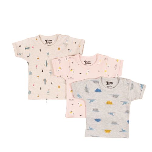Buy Funny Bunny - Set Of (3) Half Sleeves - For Newborn in Egypt