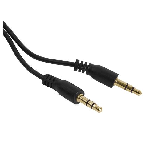 Buy 2B (CV065) - Cable AUX To AUX - Gold Plated Connector - 1M -Black 2B (CV065) - Cable AUX to AUX  in Egypt