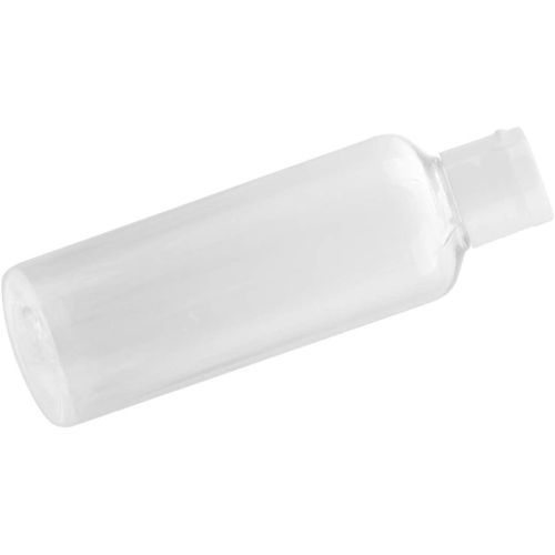 product_image_name-Generic-مجموعة زجاجات سفر فارغة شفافة 30 قطعة 100 مل زجاجات صغيرة بغطاء مقلوب قابلة لإعادة الاستخدام والتعبئة زجاجات تجميل بلاستيكية مقاومة للتسرب للسوائل، أبيض، 12X4 سم-7