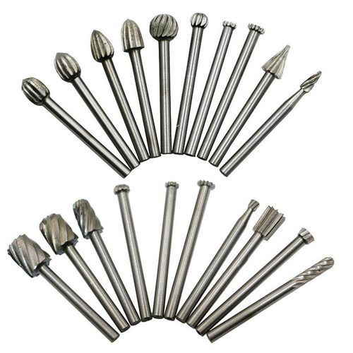 20x Wood Carving Engraving Drill Carbide Rotary Burr Bit Rotary Tool for  Dremel