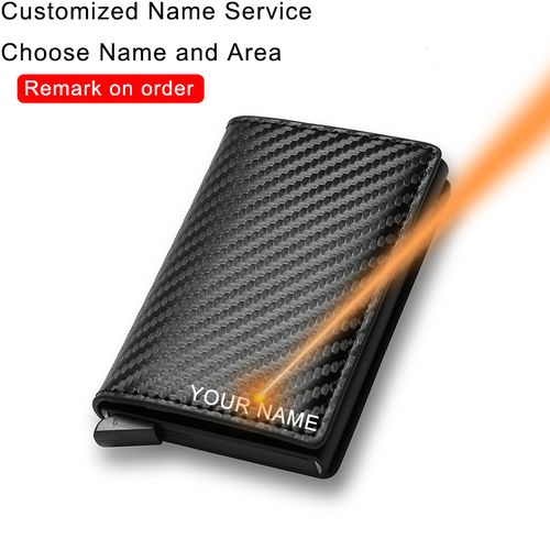 Promotional Unisex Credit Card Holder RFID Carbon Fiber Wallet - China Purse  and Woman Purse price | Made-in-China.com